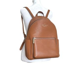kate spade new york Leila Dome Women's Backpack Medium Brown Preowned